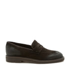 Fabiano Ricci Suede Penny Loafer / Dark Brown