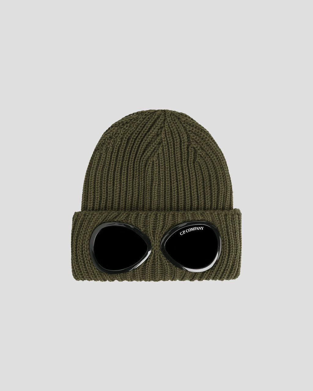 C.P. Company Merino Wool Goggle Beanie Ivy Green Vaatturiliike