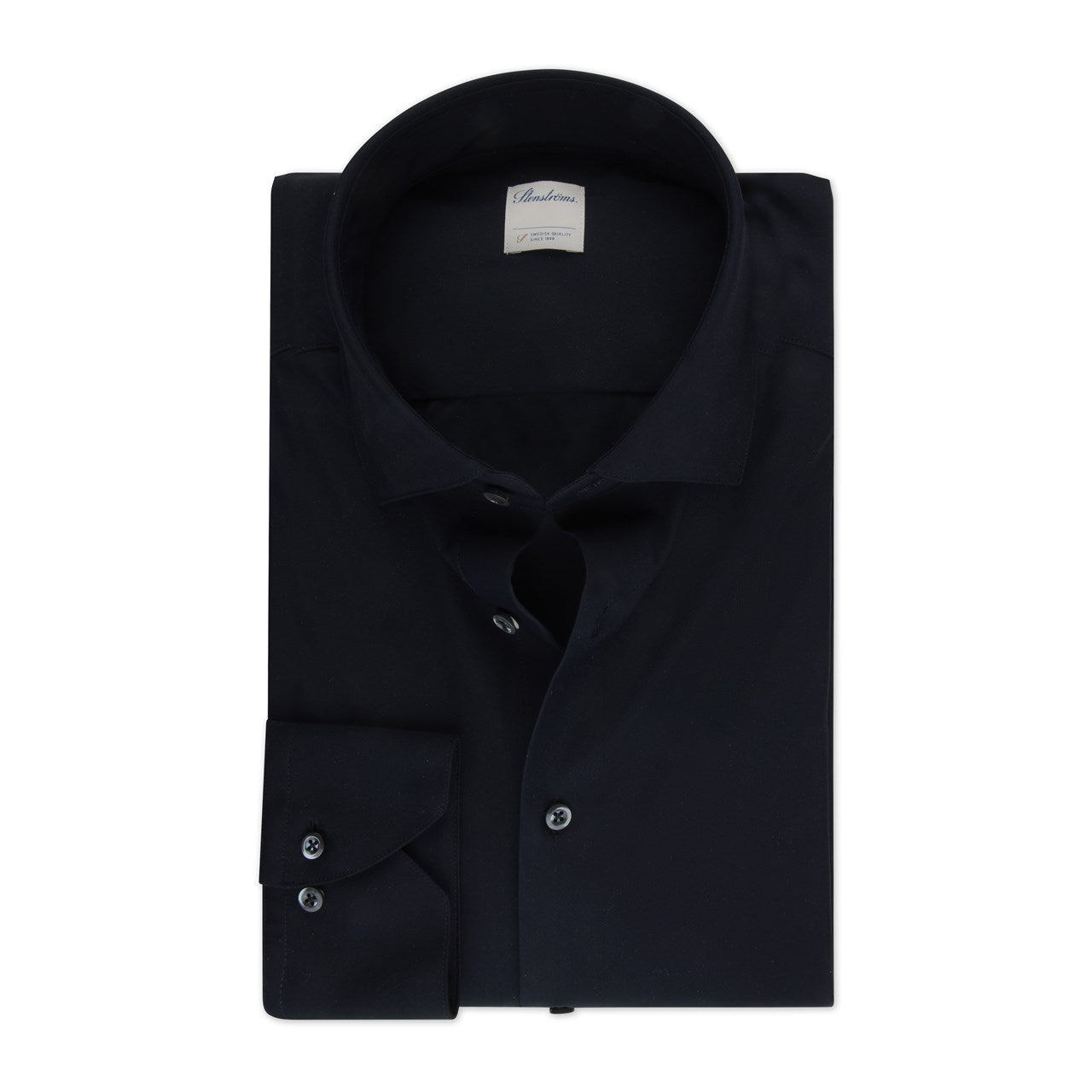 Stenströms Casual Jersey Shirt / Black