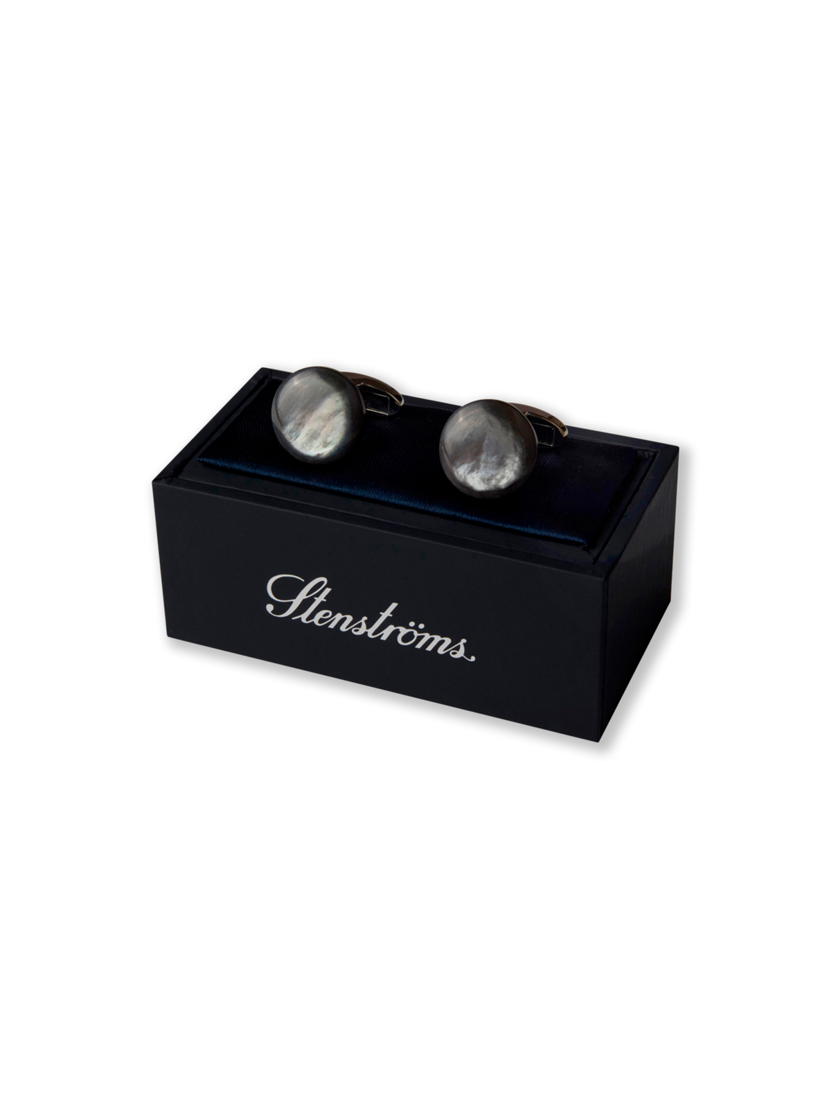 Stenströms Mother of Pearl Cufflinks / Black