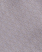 Viola Milano Chain Circle Selftipped Italian Silk Tie / Grey