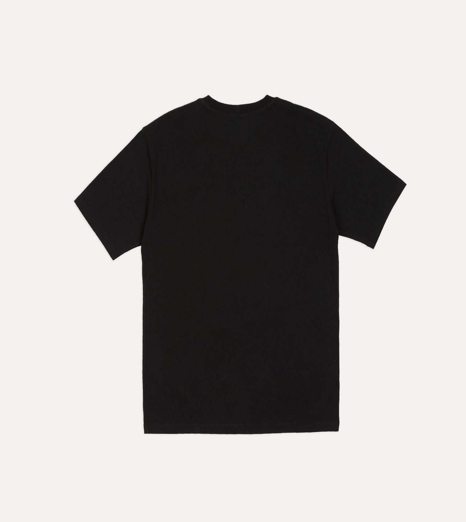 Drake's Cotton Crew Neck Hiking T-Shirt / Black