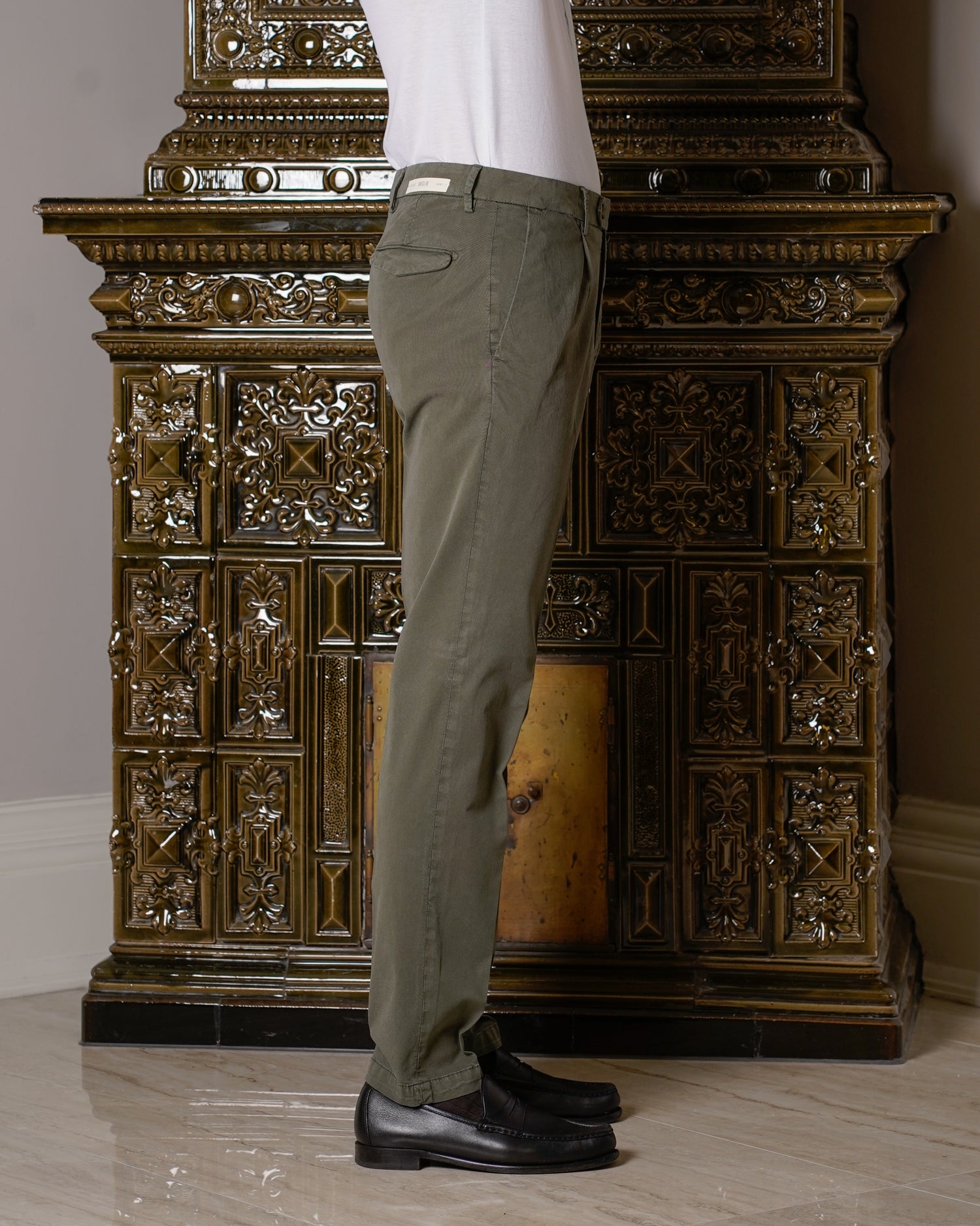 Briglia Garment Dyed Chinos / Green