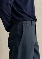 De Bonne Facture Heavy Cotton Drill Balloon Trousers / Dark Navy