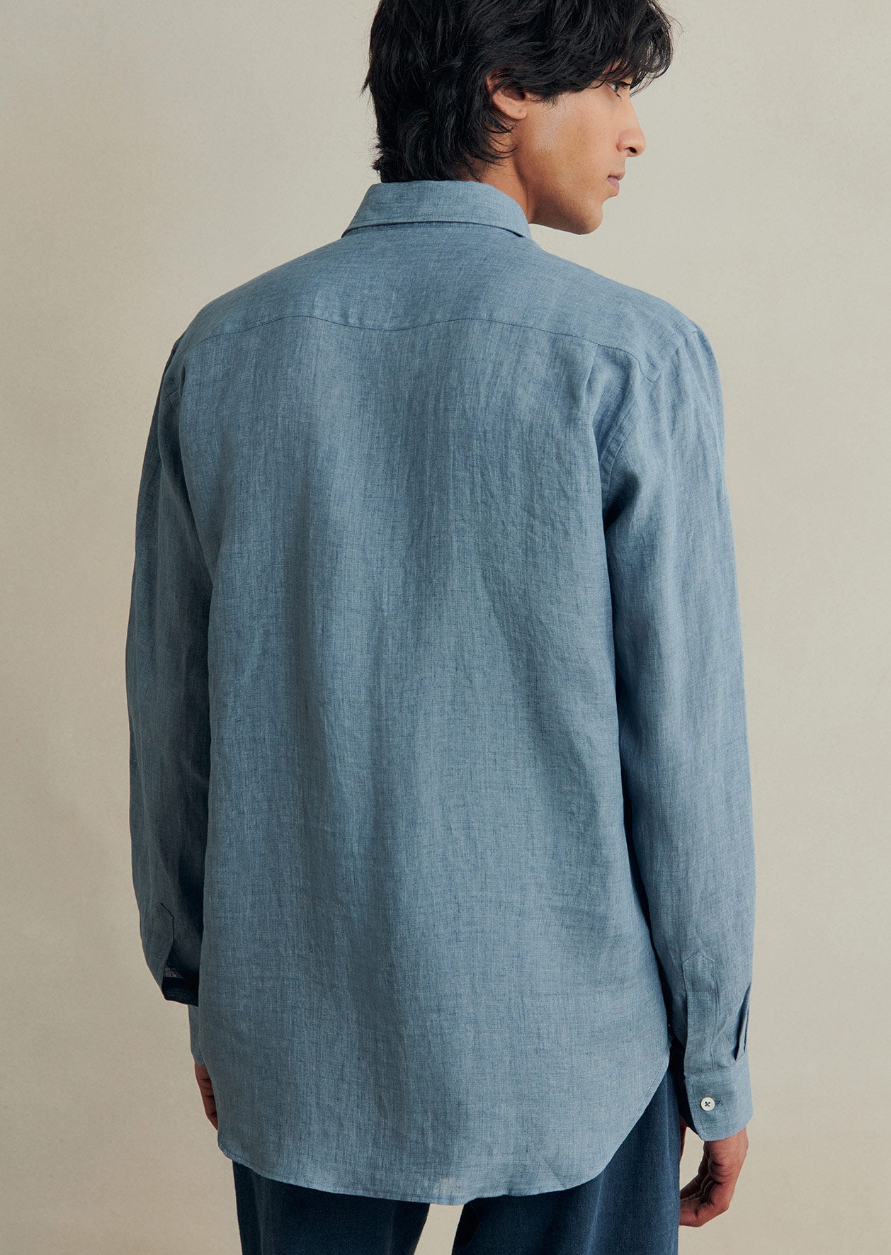 De Bonne Facture Artist Shirt / Chambray Blue