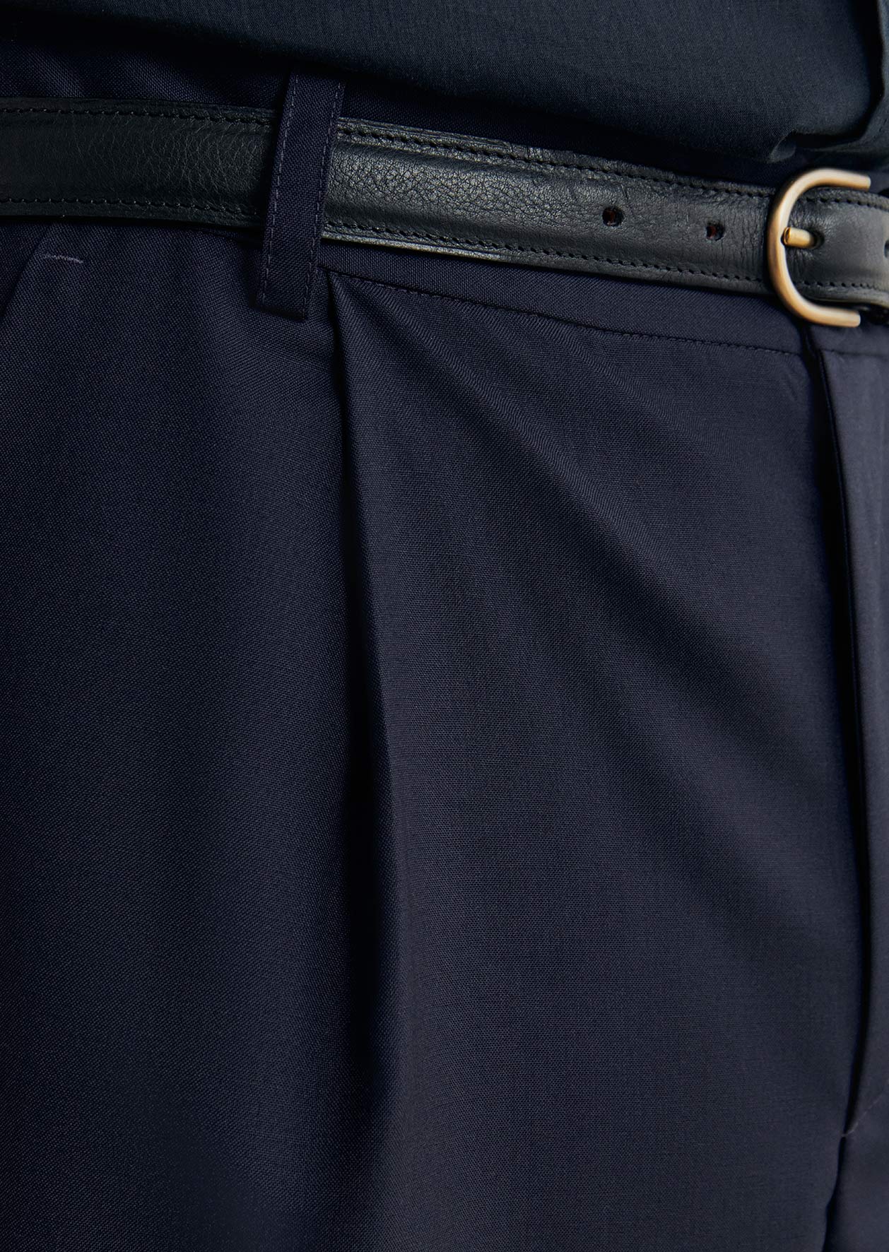 De Bonne Facture Grandad Trousers / Navy