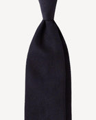 Viola Milano Grenadine Garza Fina Unlined Tie / Navy