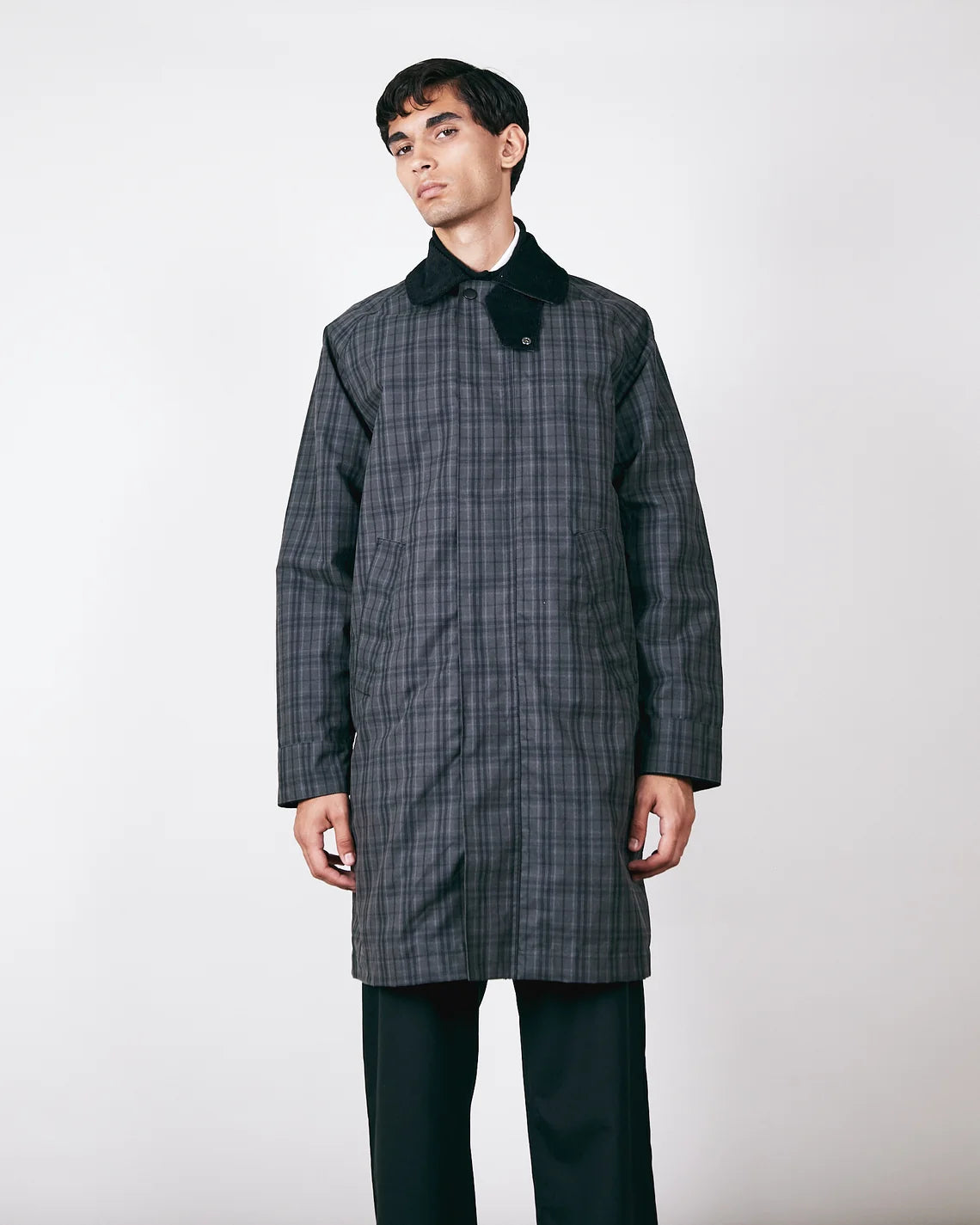 Brixtol Textiles Hayden Wax Jacket / Black Check