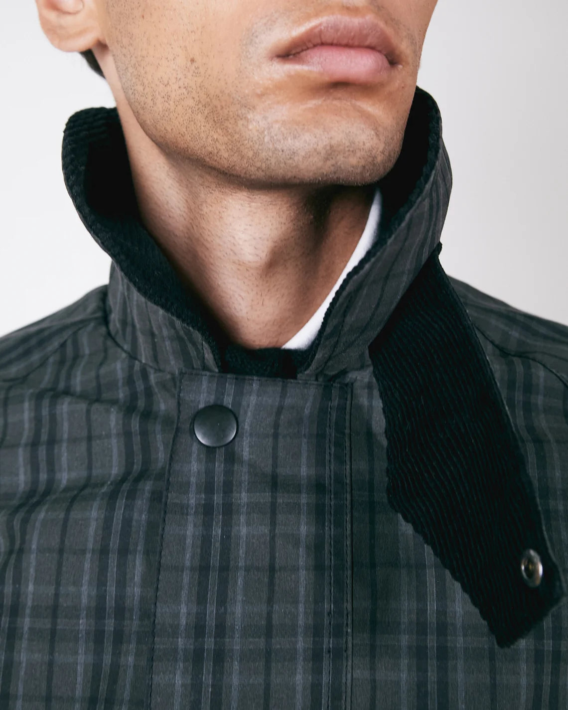 Brixtol Textiles Hayden Wax Jacket / Black Check