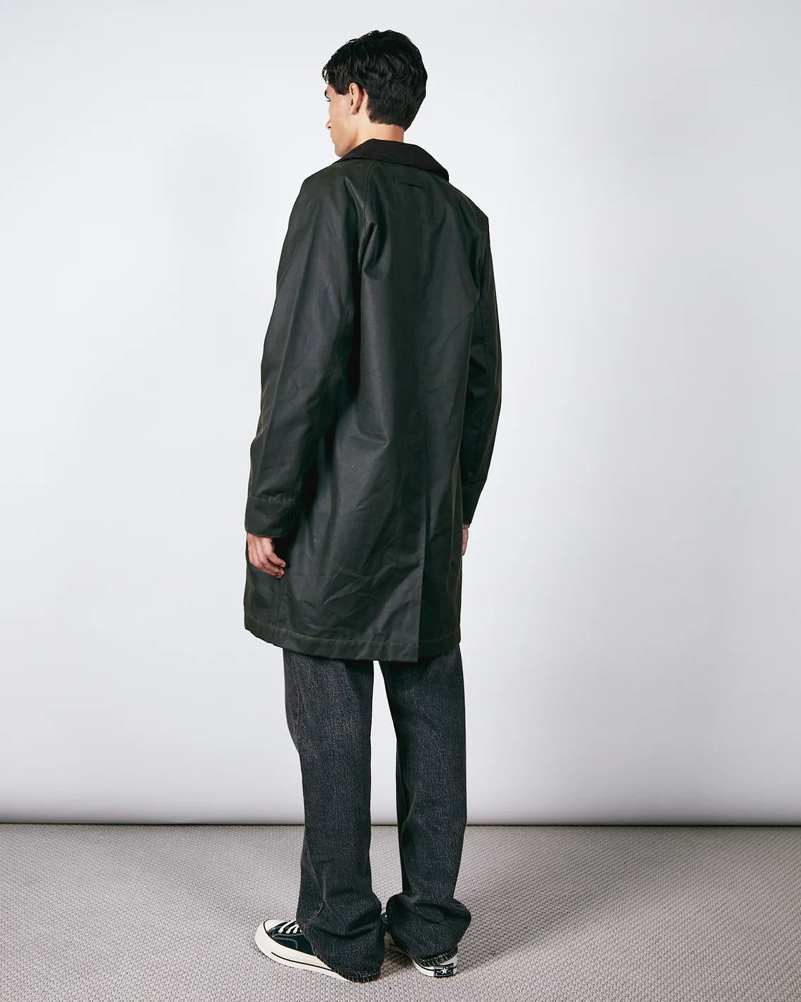 Brixtol Textiles Hayden Wax Jacket / Olive