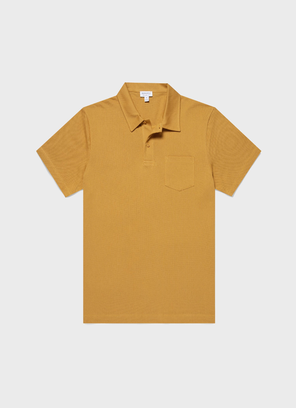 Sunspel Riviera Polo Shirt / Mustard