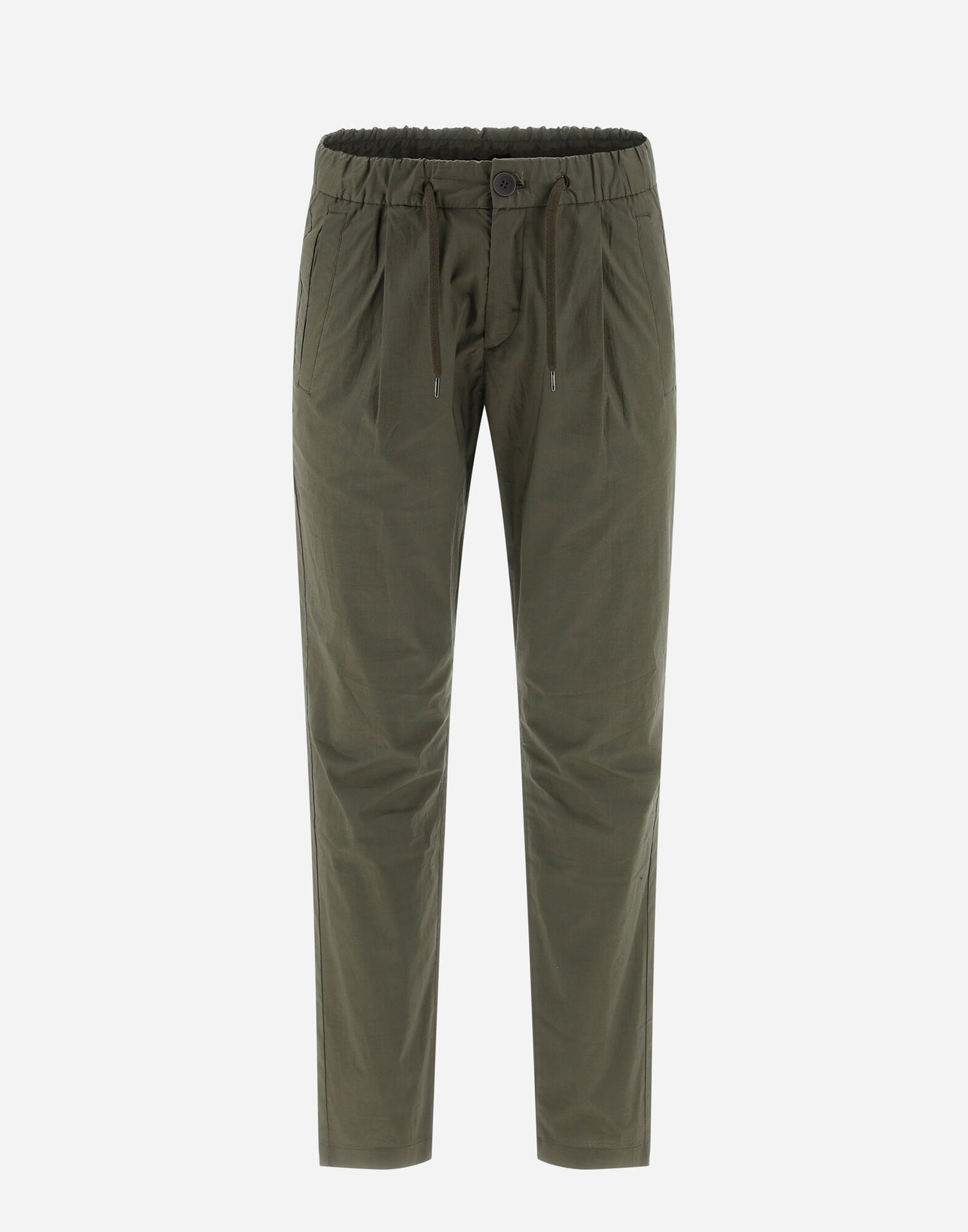Herno Light Cotton Stretch Trousers / Light Military