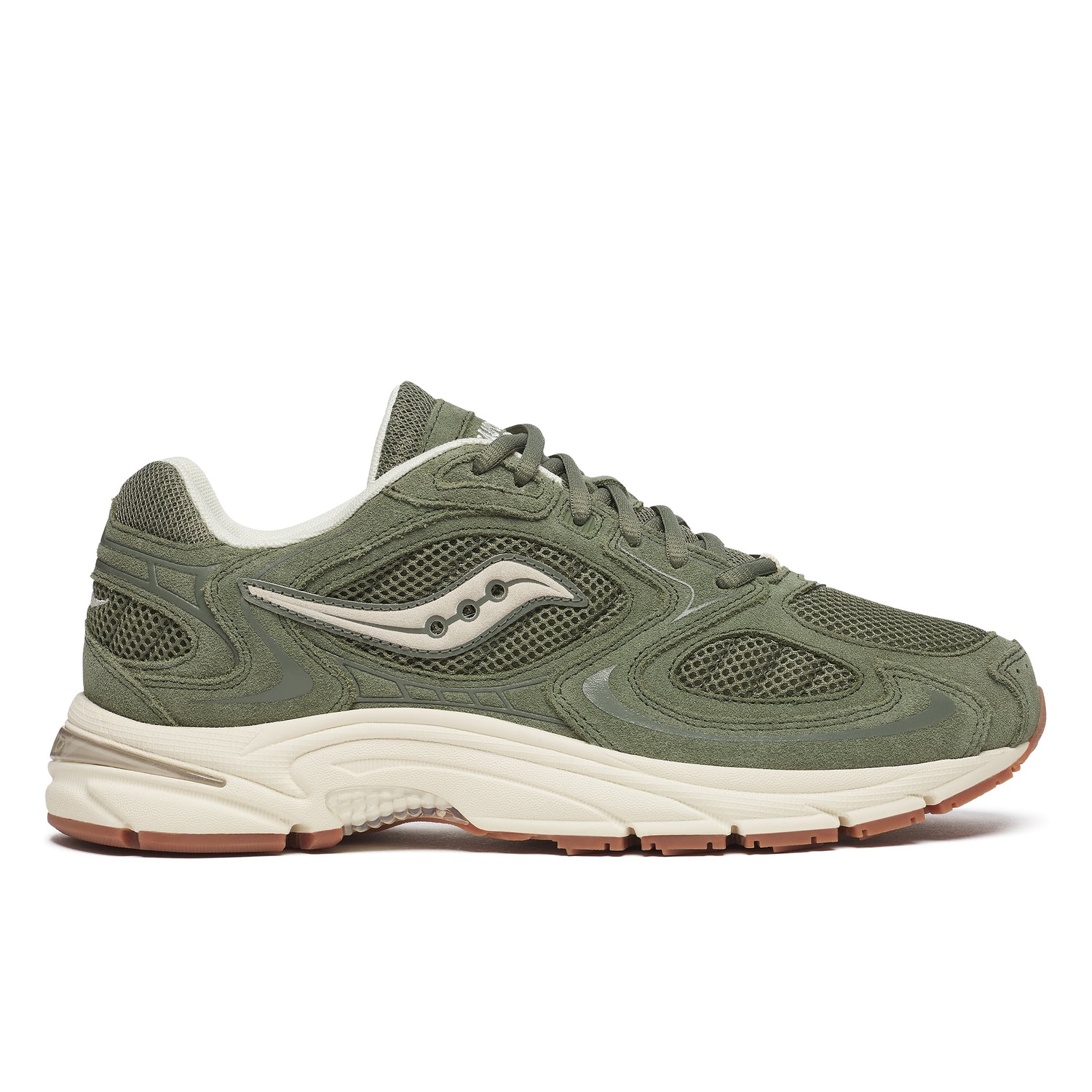 Saucony Originals Grid Jazz 9 Sneakers / Olive & Off White