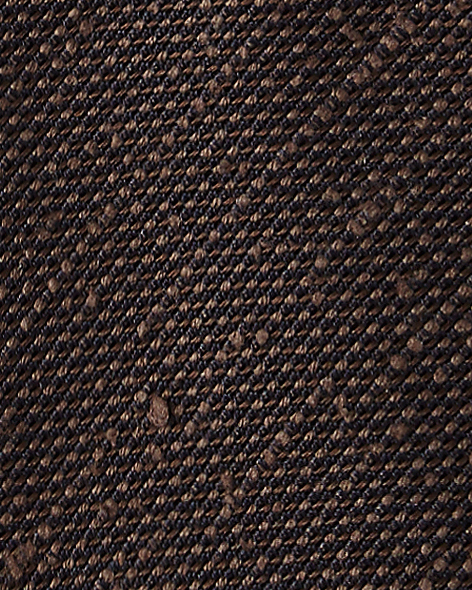Viola Milano Solid Woven Grenadine/Shantung Tie / Brown