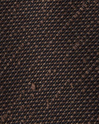 Viola Milano Solid Woven Grenadine/Shantung Tie / Brown