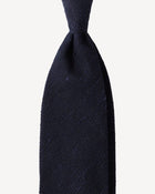 Viola Milano Solid Woven Grenadine/Shantung Tie / Navy