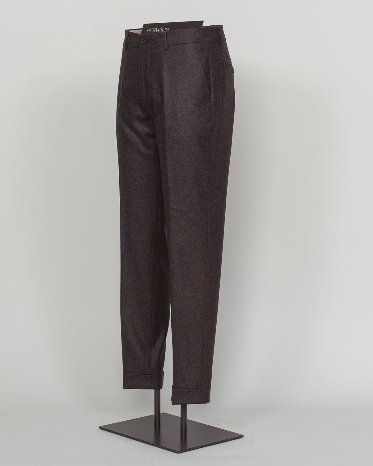 Berwich VBC Flannel Trousers / Brown