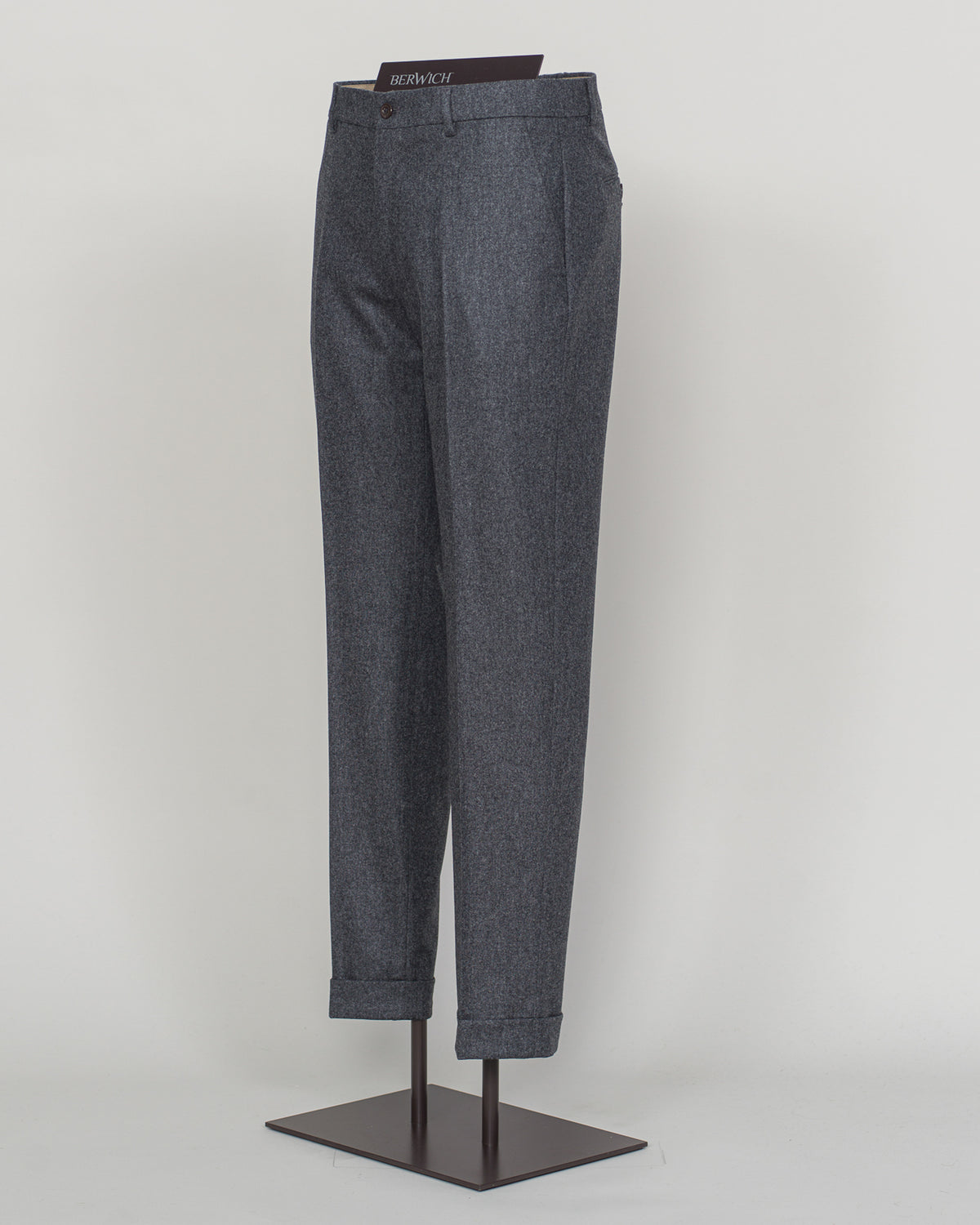 Berwich VBC Flannel Trousers / Dark Grey