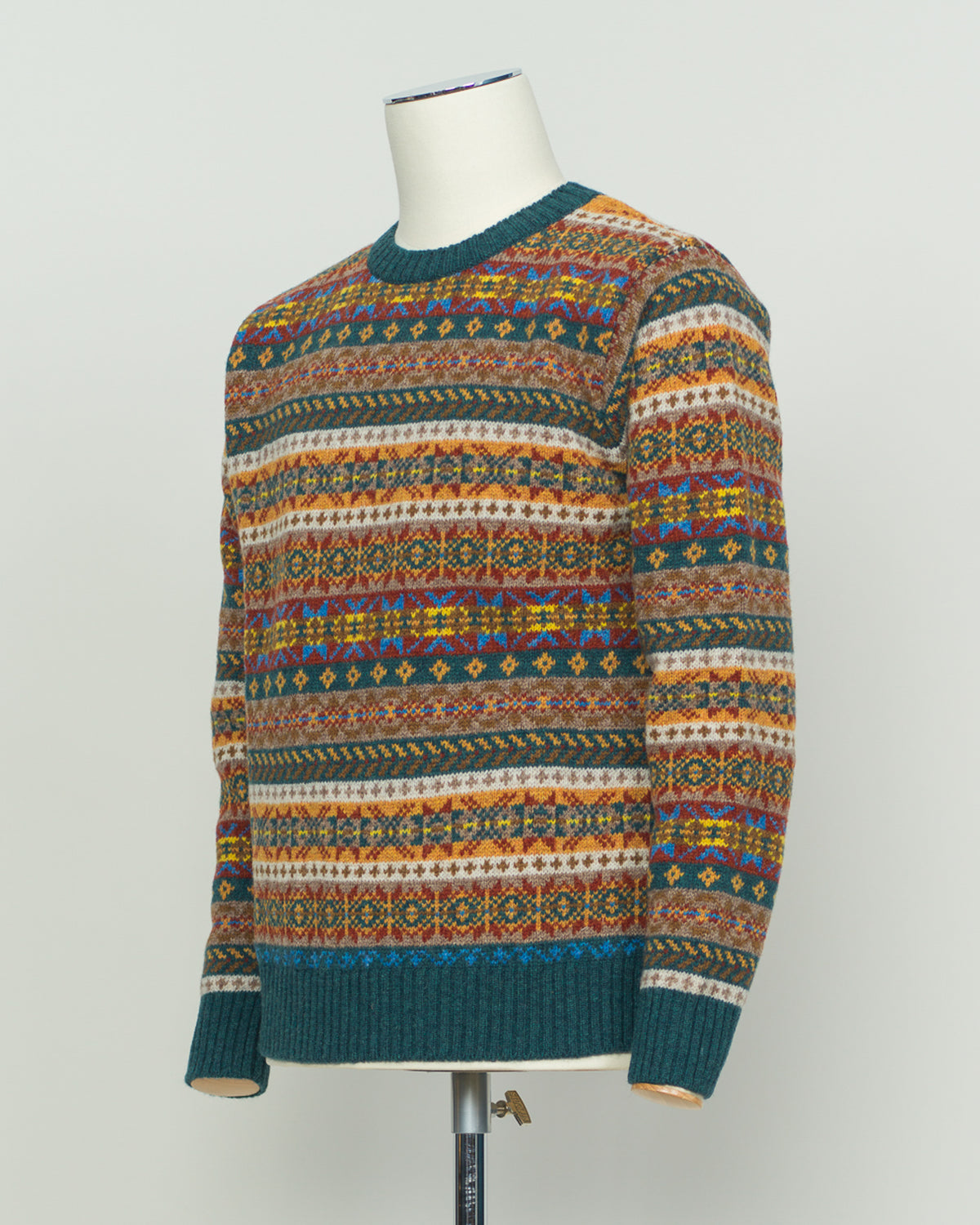 Harley of Scotland Fair Isle Crewneck Sweater / Multicolor