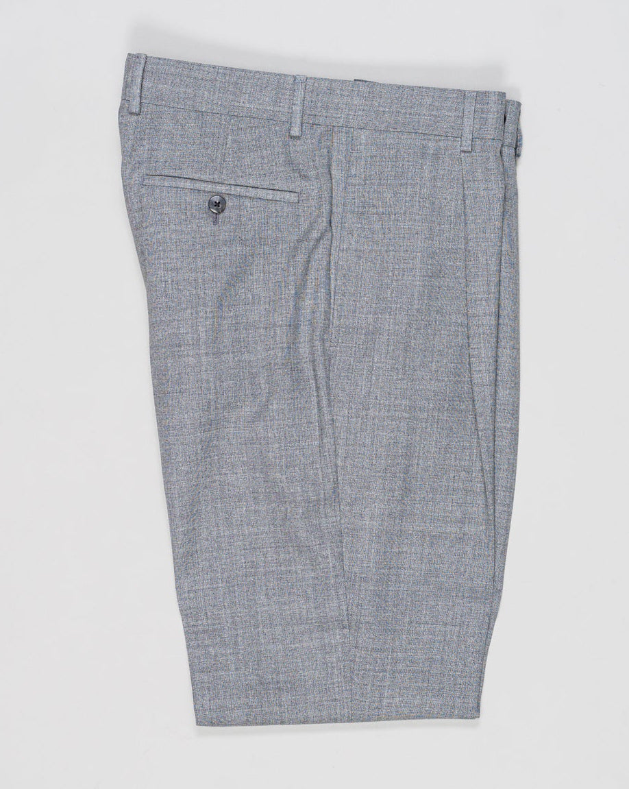 Belt loops
Single pleat
Slanted side pockets
Welted back pockets with buttons
Composition: 100% Wool
Article: PE0595
Model: C518AZ
Color: 0250 / Light Grey
Made in Italy
Caruso Wool Trousers / Light Grey