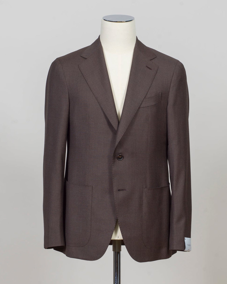 Caruso blazer impeccably tailored in Soragna, Parma, Italy.
Stunning lightness and ease of movement without losing the classic tailored elegance. These are some of the ingredients that make Italian tailoring world famous and you can find it all in Caruso garments.
Beautiful handmade detailing and naturally with a full canvas structure inside.
Model: Aida
Article: PE0826
Composition: 94% Wool 6% Cashmere
Color: 0322 / Brown
2 Patch Pockets
Side vents
Fully Lined Caruso Panama Jacket / Dark Brown