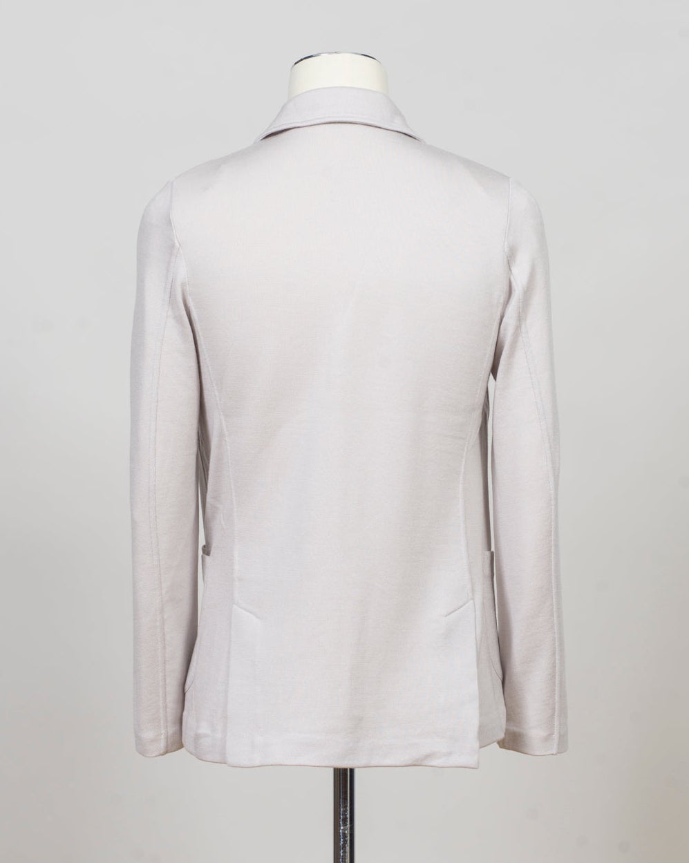 Composition: 100% Virgin Wool
Color: 051 / Light Grey
Article: 57156 / 14512
Model: Giacca M/L
Made in Italy Gran Sasso Knitted Wool Blazer / Light Grey