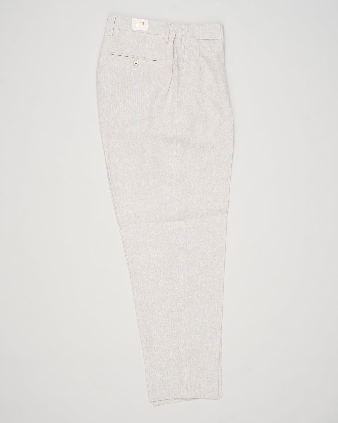 Mod. Portobellos
Art. 300118
Col. 00023 Natural
100% linen
Made in Italy Briglia Portobello Linen Trousers / Natural