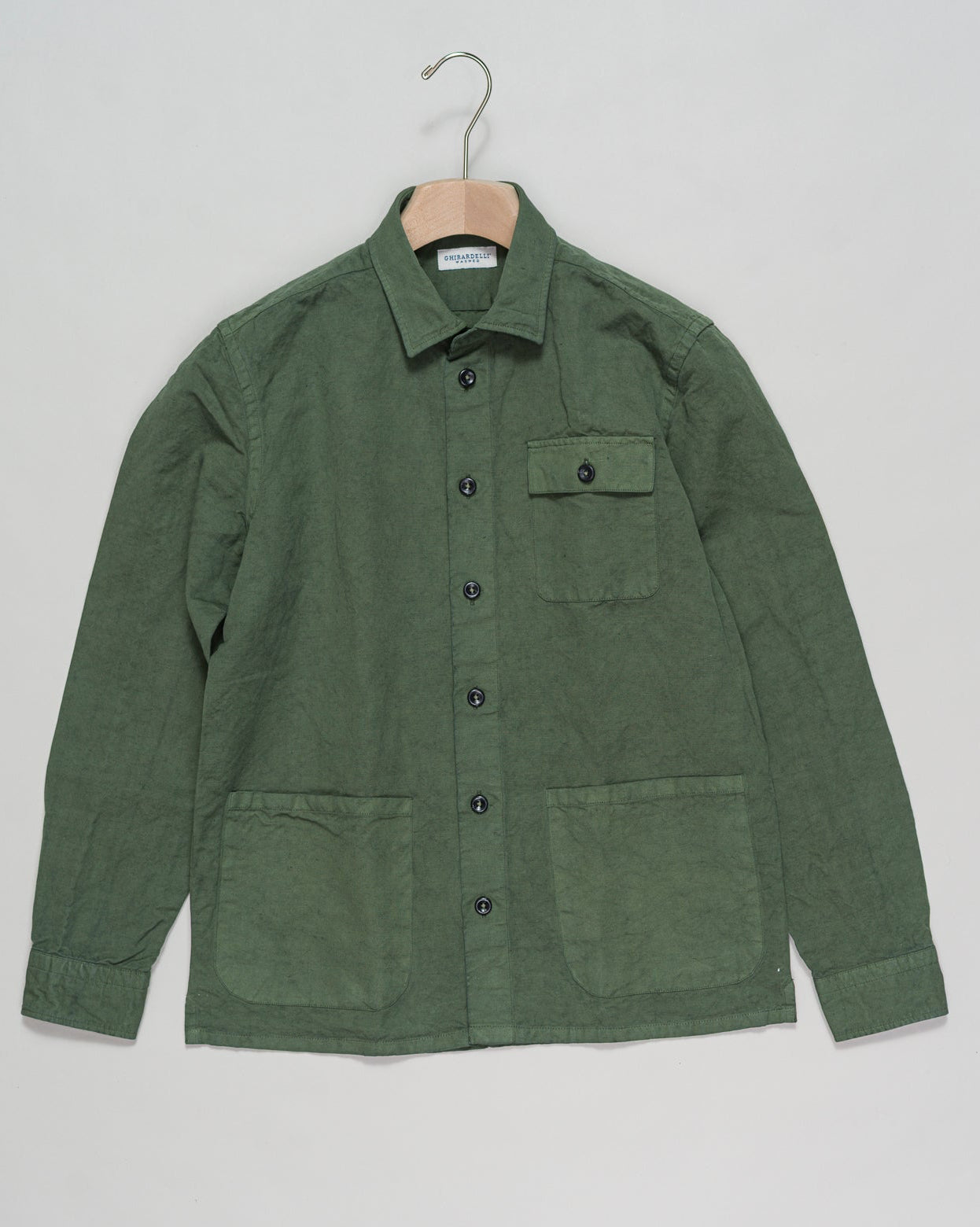 Ghirardelli Overshirt / Army Green