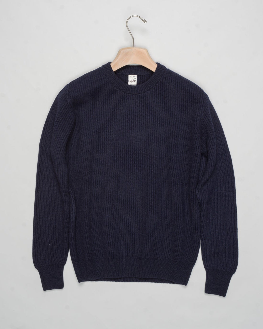 G.R.P. Firenze Ribbed Crewneck Knit
Col. Ecru
Composition 90% wool 10% cashmere
Made in Italy