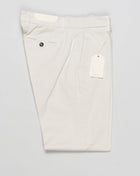 Article: 400008
Color: Lino / 00103
Composition: 97% Cotton 3% Elastan
Model: Soho
Flat front
Slanted side pockets
Beltloops
Beautiful color and broken in look and feel achieved by Garment dying process
Regular fit
1/2 hem 19.5 cm (Size 50)
Made in Naples, Italy Briglia Garment Dyed Soho Trousers / Lino