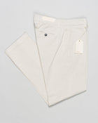 Article: 400008
Color: Lino / 00103
Composition: 97% Cotton 3% Elastan
Model: Soho
Flat front
Slanted side pockets
Beltloops
Beautiful color and broken in look and feel achieved by Garment dying process
Regular fit
1/2 hem 19.5 cm (Size 50)
Made in Naples, Italy Briglia Garment Dyed Soho Trousers / Lino