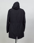 Article: PI001245U 12840
Color: Black / 9300
Main fabric: External layer: 100% polyester, Membrane: polyurethane
Lining: 78% nylon, 22% elastane
Padding: 80% down, 20% waterfowl feathers
Hood
Very breathable
Durably Waterproof
Totally Windproof Herno Fishtail Down Parka / Black