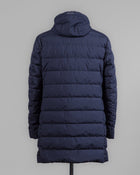 Waterproof
Windproof
Breathable
Two zip and buttons in front
Detachable bib (neckwarmer)
Detachable hood
Slanted zippered pockets in front
Article: PI141UL 11106
Color: 9201 / Navy
80% Down 20% Waterfowl Feathers Herno Laminar Gore-Tex Down Coat / Navy