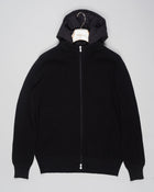 Article: 24117/24643
Color: 099 / Black
Composition: 100% Virgin Wool (Rain Wool)
Made in Italy Gran Sasso Rain Wool Hoodie / Black