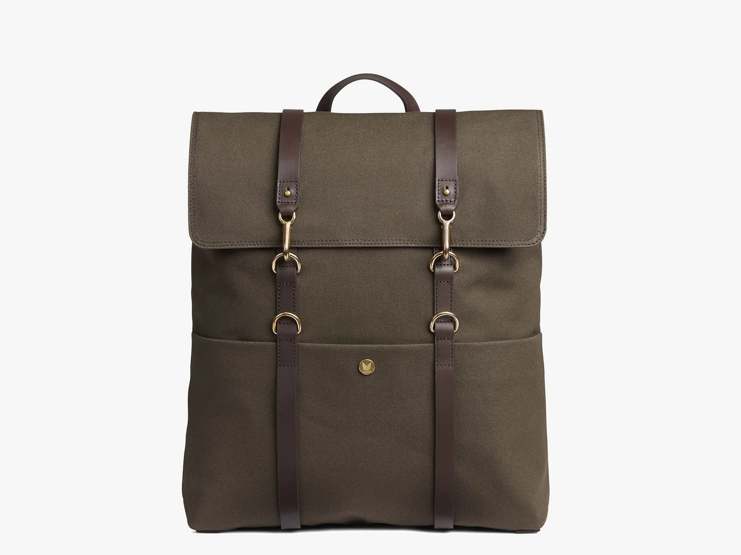 Mismo M/S Backpack - Army / Dark Brown