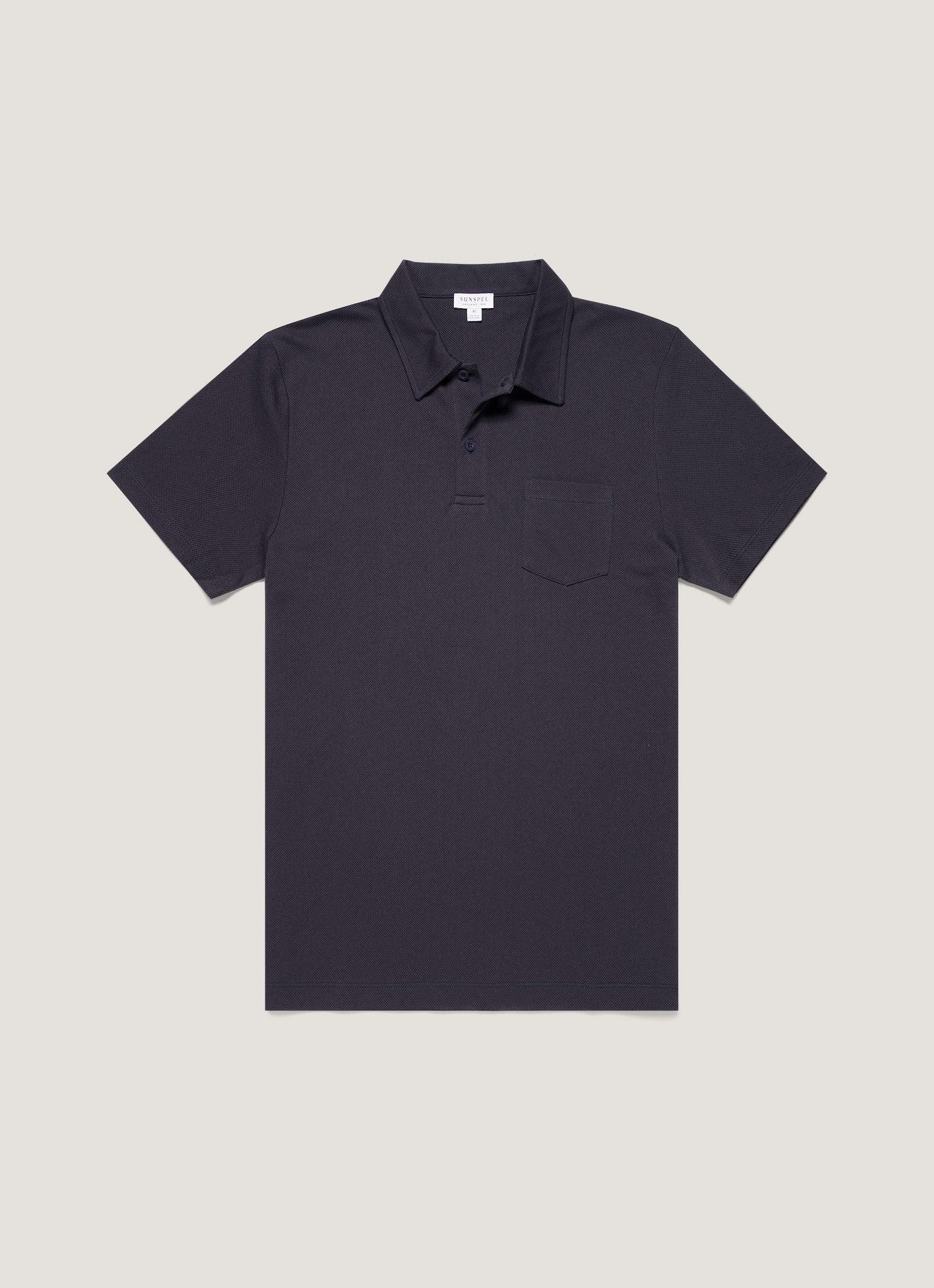 Sunspel Riviera Polo Shirt / Navy