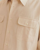 De Bonne Facture Cotton & Hemp Twill Artist Shirt / Undyed
