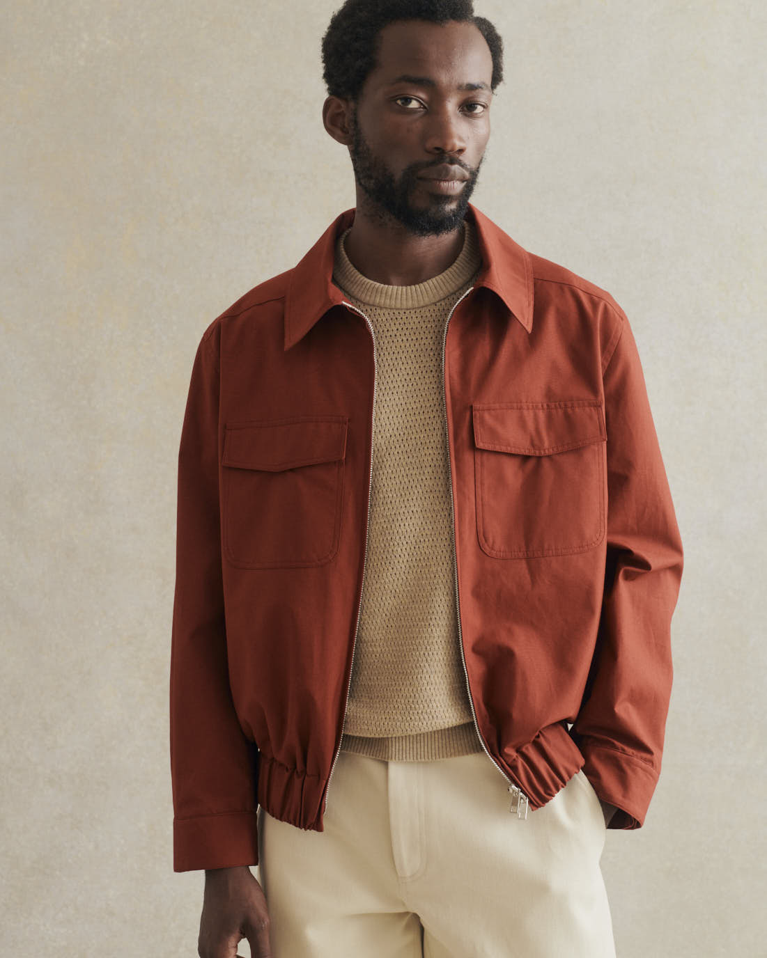 De Bonne Facture Student Jacket / Brick Red