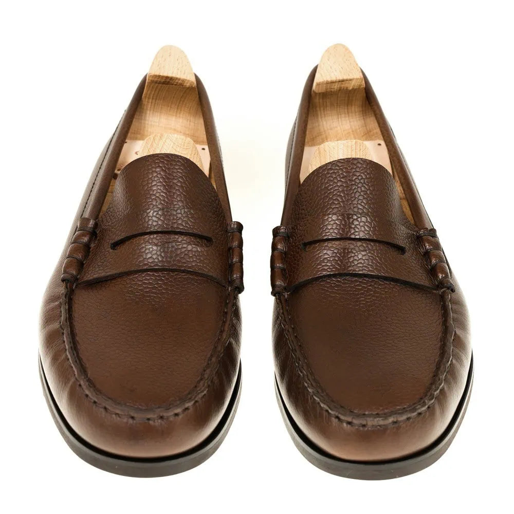 CARMINA / 80113 / BROWN KARAGRAIN / PENNY LOAFER