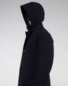 Article: F05MUCX740 Color: Navy / 89 Stretch, Windproof and Water repellent Fabric Down insulated (Duck / 90% down, 10% feathers) Detachable and adjustable hood Detachable bib Outer fabric 91%pl, 9%pe Lining 100% pa (Nylon) Montecore Water Repellent Down Parka / Navy