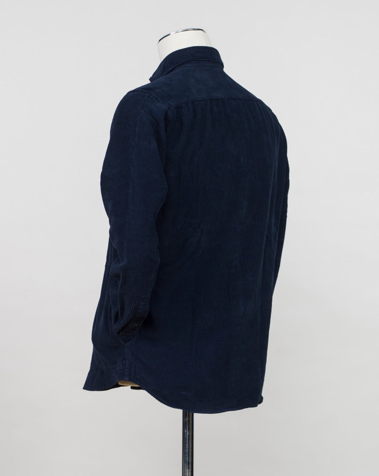 Article: B130FVE/TC Color: 283 / Blue Composition: 100% Cotton Ghirardelli Corduroy Overshirt / Blue