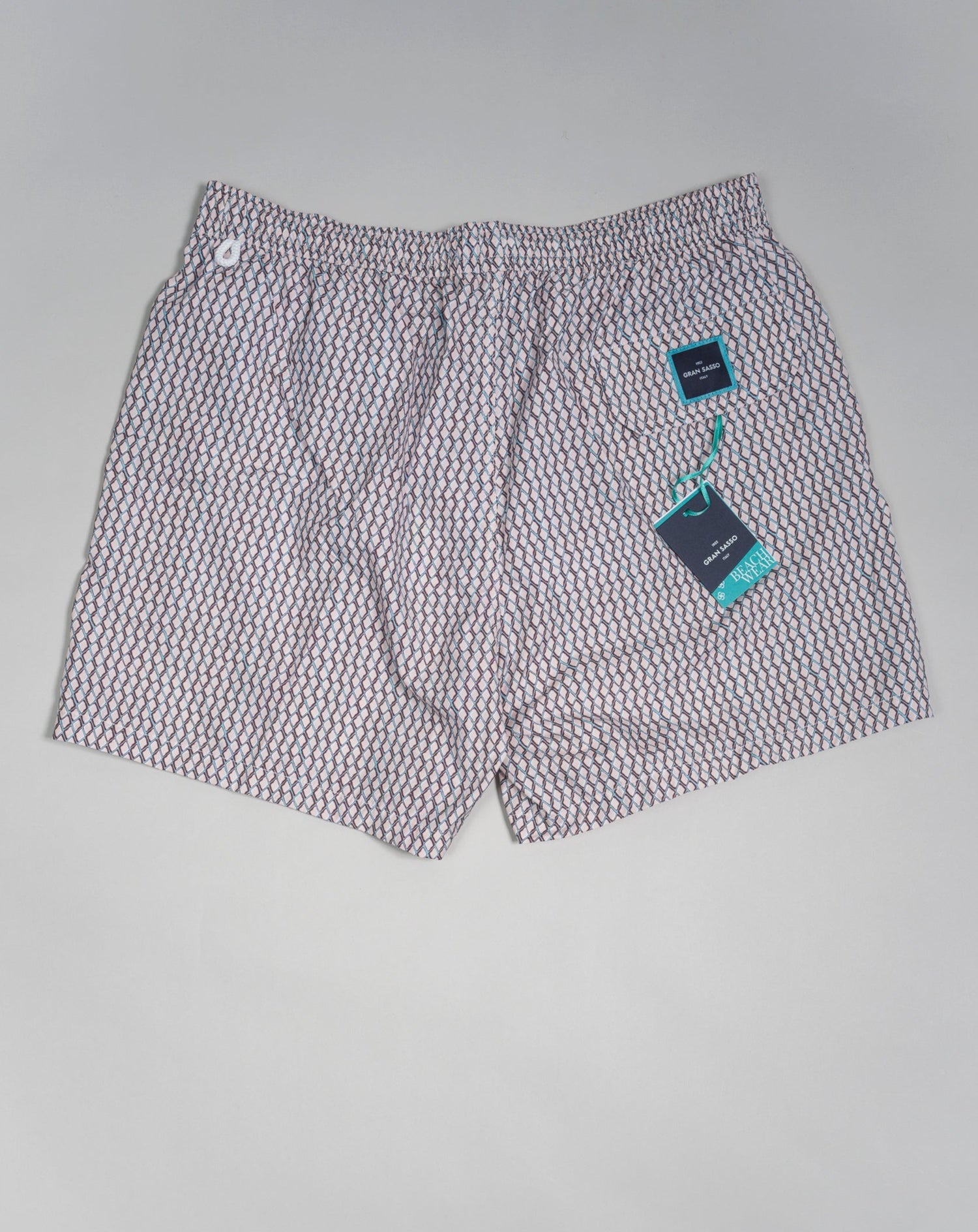 Art. 90101 41400 Col. 100 / Beige mix Gran Sasso Print Swim Shorts / Beige