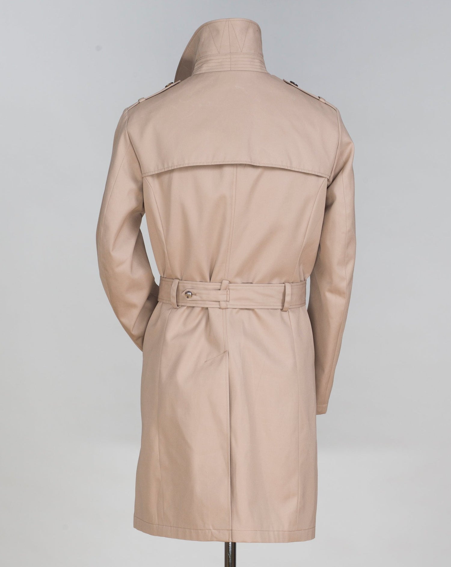 d'Avenza Double-Breasted Trench Coat / Camel