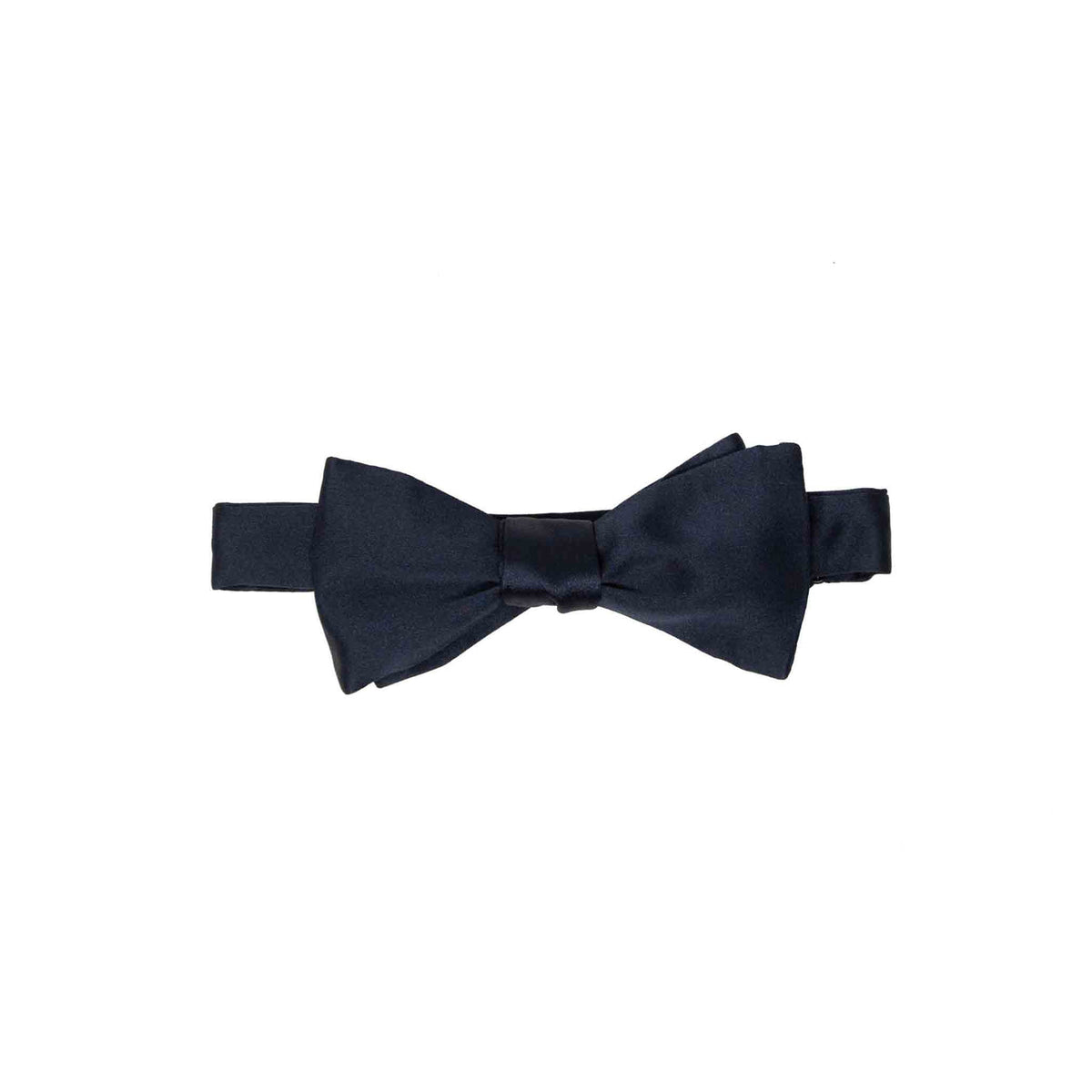 Serà Fine Silk Self-Tie Silk Bow Tie / Dark Blue
