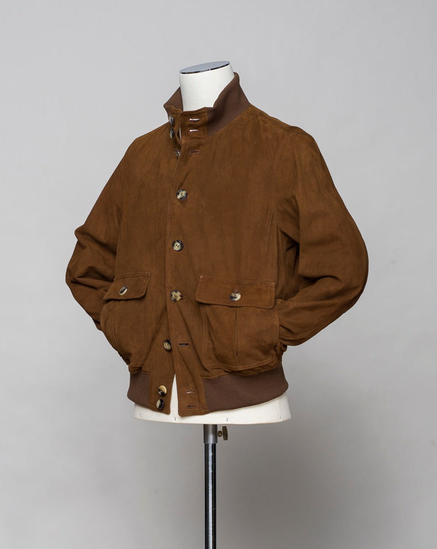 <ul> <li>Composition: 100% Leather (Goatskin)</li> <li>Horn Buttons</li> <li>Color: 797 / Cognac</li> <li>Style: Emanuel</li> </ul>