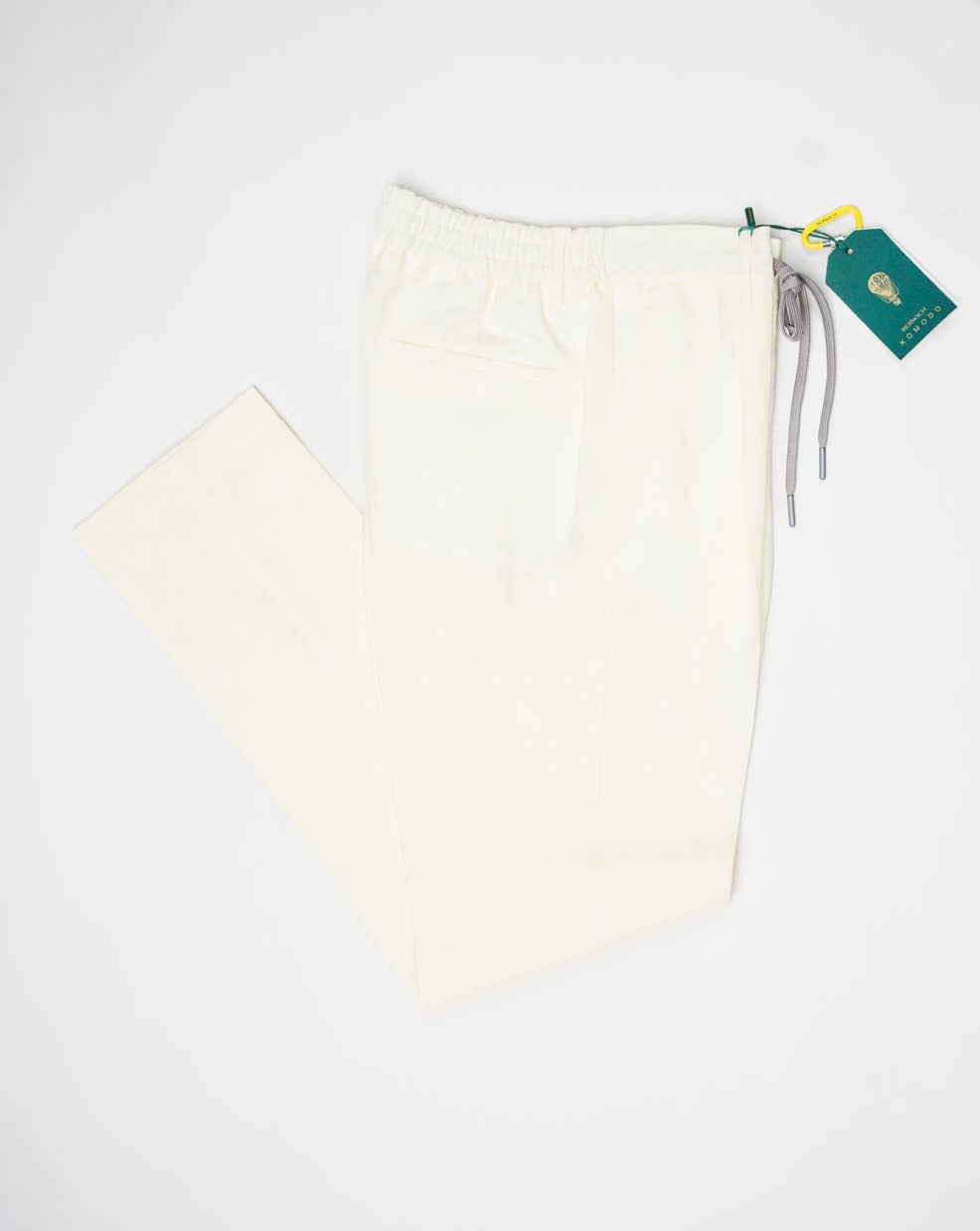 <ul> <li>Model: Spiaggia 1p</li> <li>100% Linen</li> <li>Color: Oyster</li> <li>Made in Martina Franca, Puglia, Italy Berwich Spiaggia Drawstring Linen Trousers / Oyster</li> </ul>