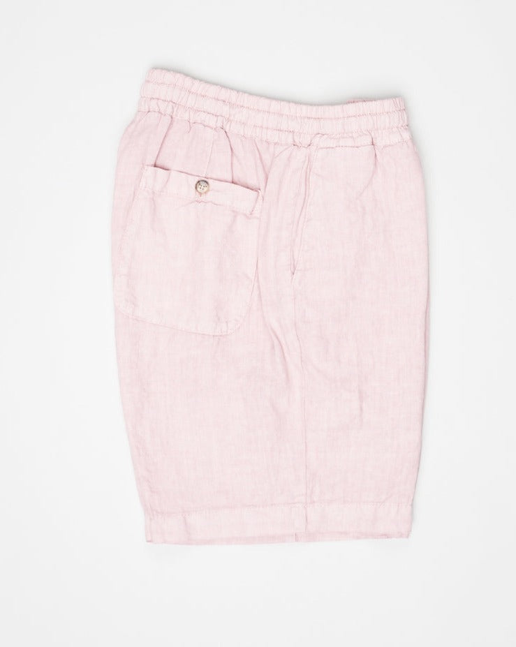 <ul> <li>Composition: 100% Linen</li> <li>Article: 2453208</li> <li>Model: Bermuda (Samuel)</li> <li>Color: 82 / Rosa Altea Linen Bermudas / Rosa</li> </ul>