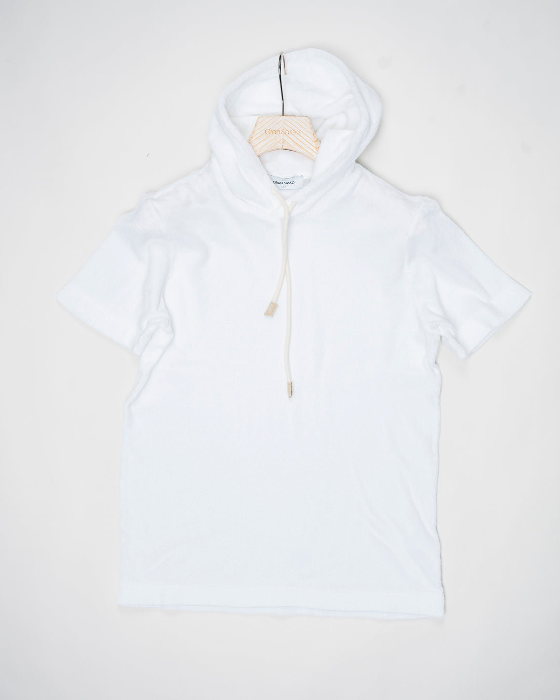Gran Sasso Sponge Hoodie T-Shirt / White