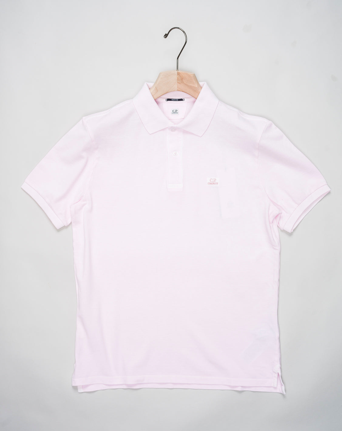 <ul> <li>Article: 16CMPL090A 005527R</li> <li>Composition: 100% Cotton</li> <li>Color: 501 / Heavenly Pink</li> <li>Regular fit C.P. Company Cotton Pique Shirt / Heavenly Pink</li> </ul>