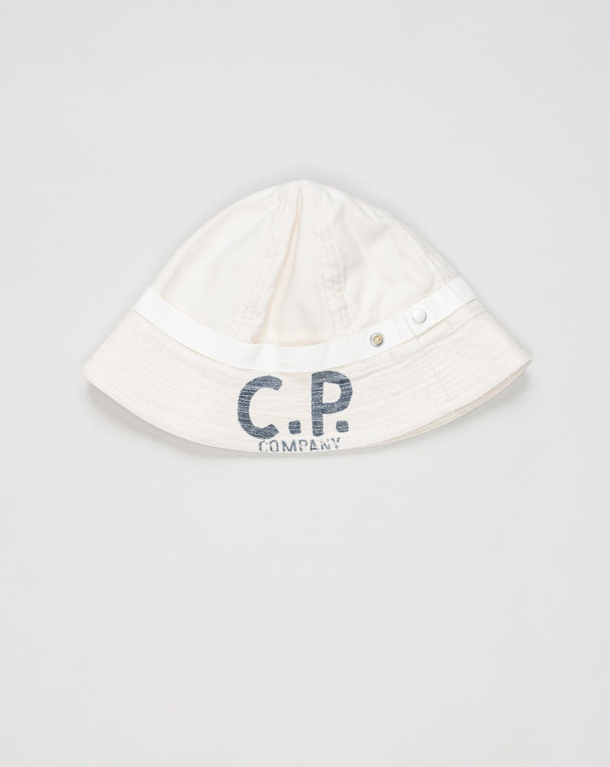 C.P. Company Bull Assi Bucket Hat / Greige